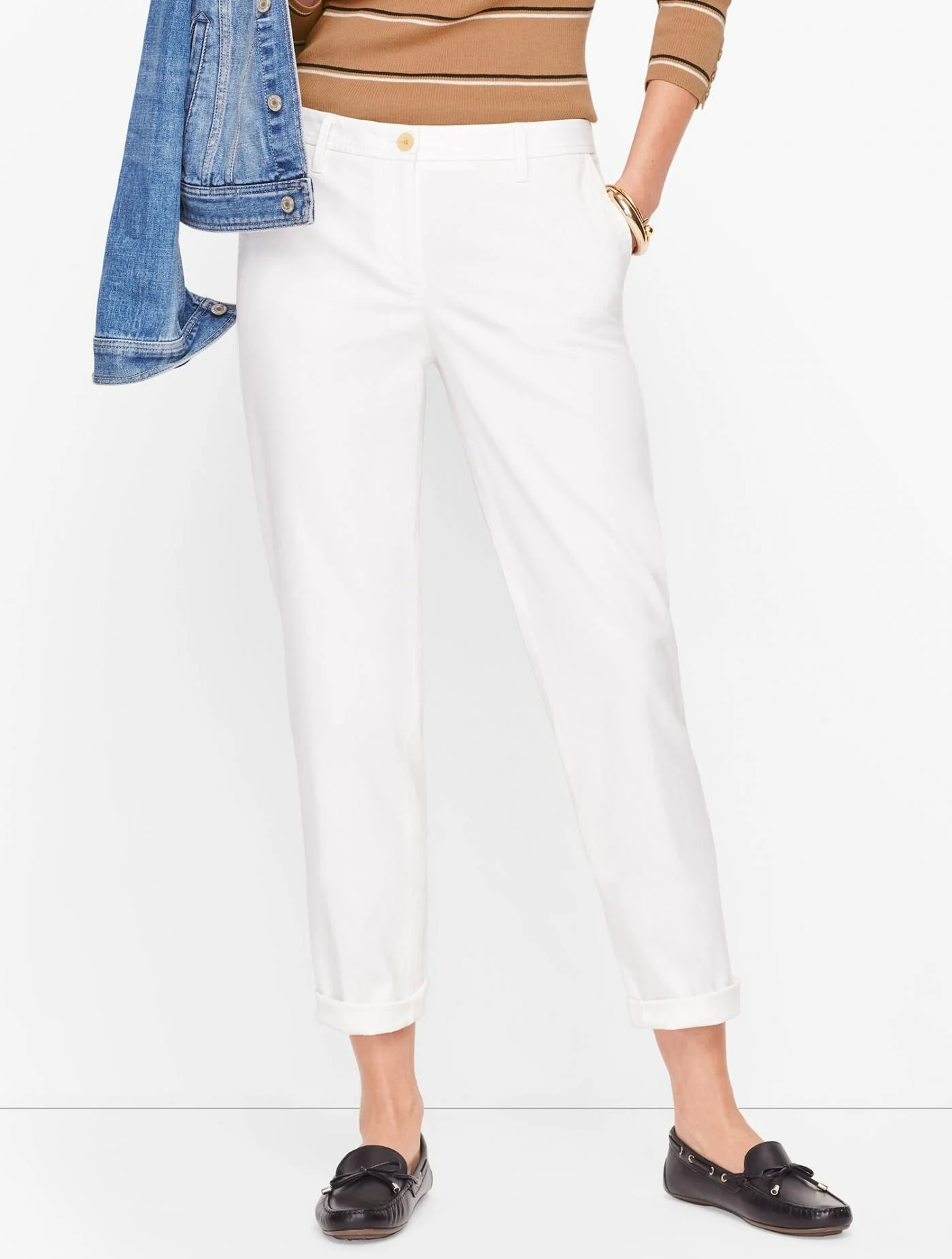 Pants | Relaxed Chinos WHITE &#8211; Talbots Womens