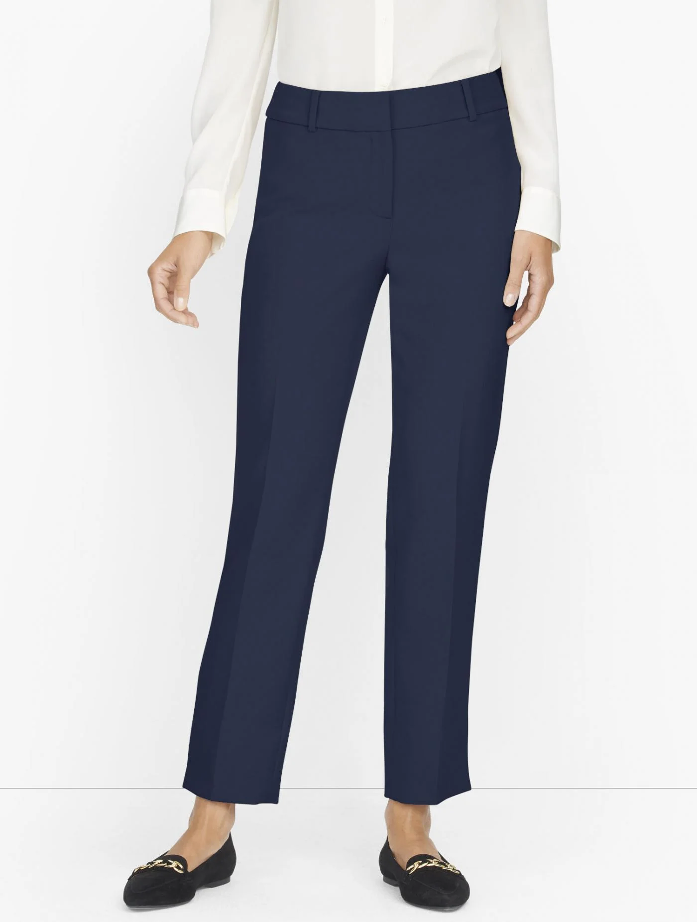 Pants | Talbots Hampshire Ankle Pants &#8211; Solid- Curvy Fit INDIGO BLUE &#8211; Talbots Womens