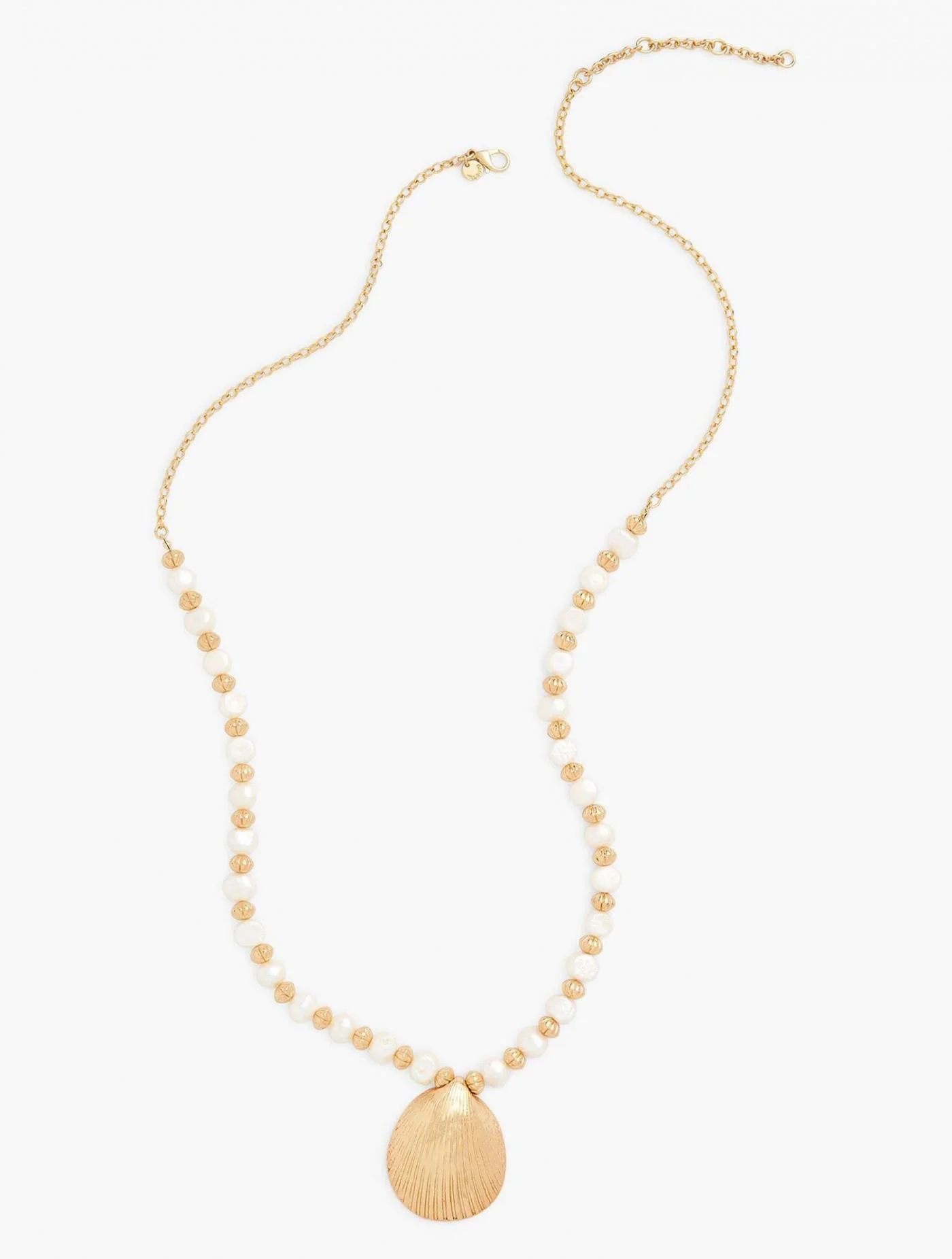 Jewelry | Long Beach Beads Shell Necklace IVORY PEARL &#8211; Talbots Womens