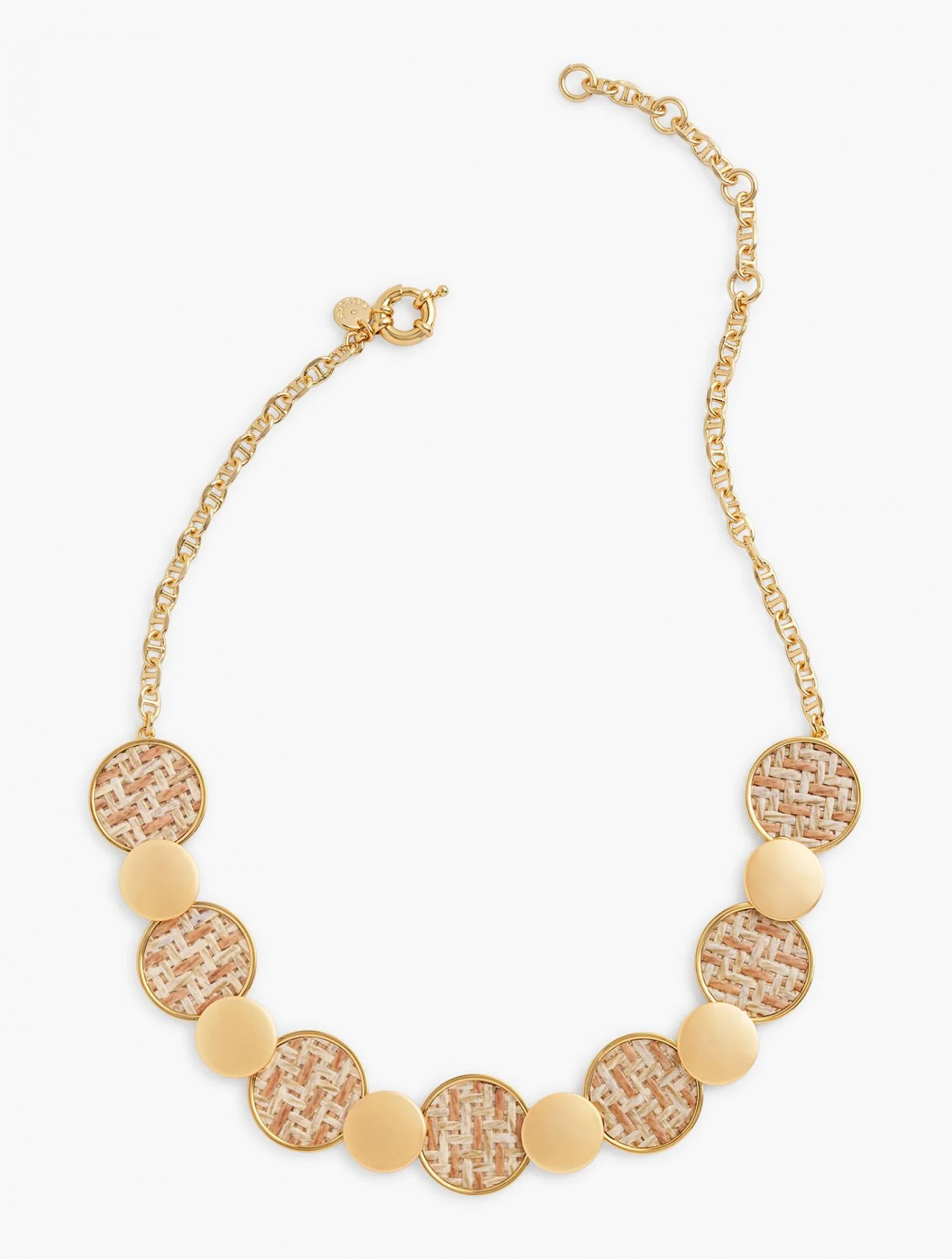 Jewelry | Short Basketweave Necklace CLAY PEBBLE &#8211; Talbots Womens