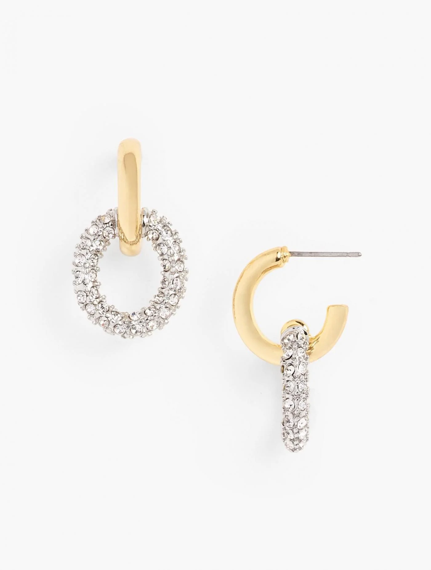 Jewelry | Two Tone Crystal Earrings CRYSTAL MULTI &#8211; Talbots Womens