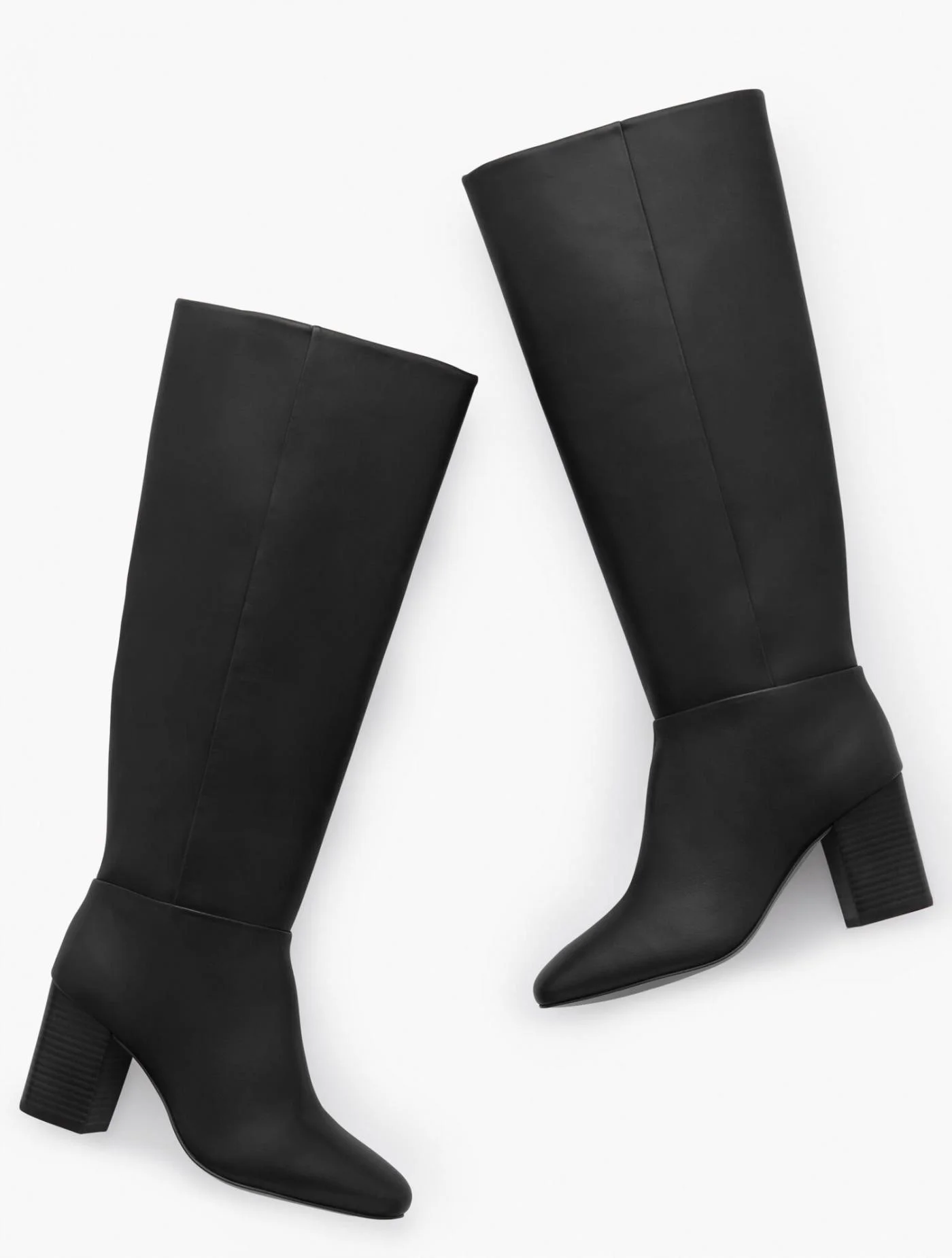 Boots | Darcy Tall Nappa Boots &#8211; Extended Calf BLACK &#8211; Talbots Womens