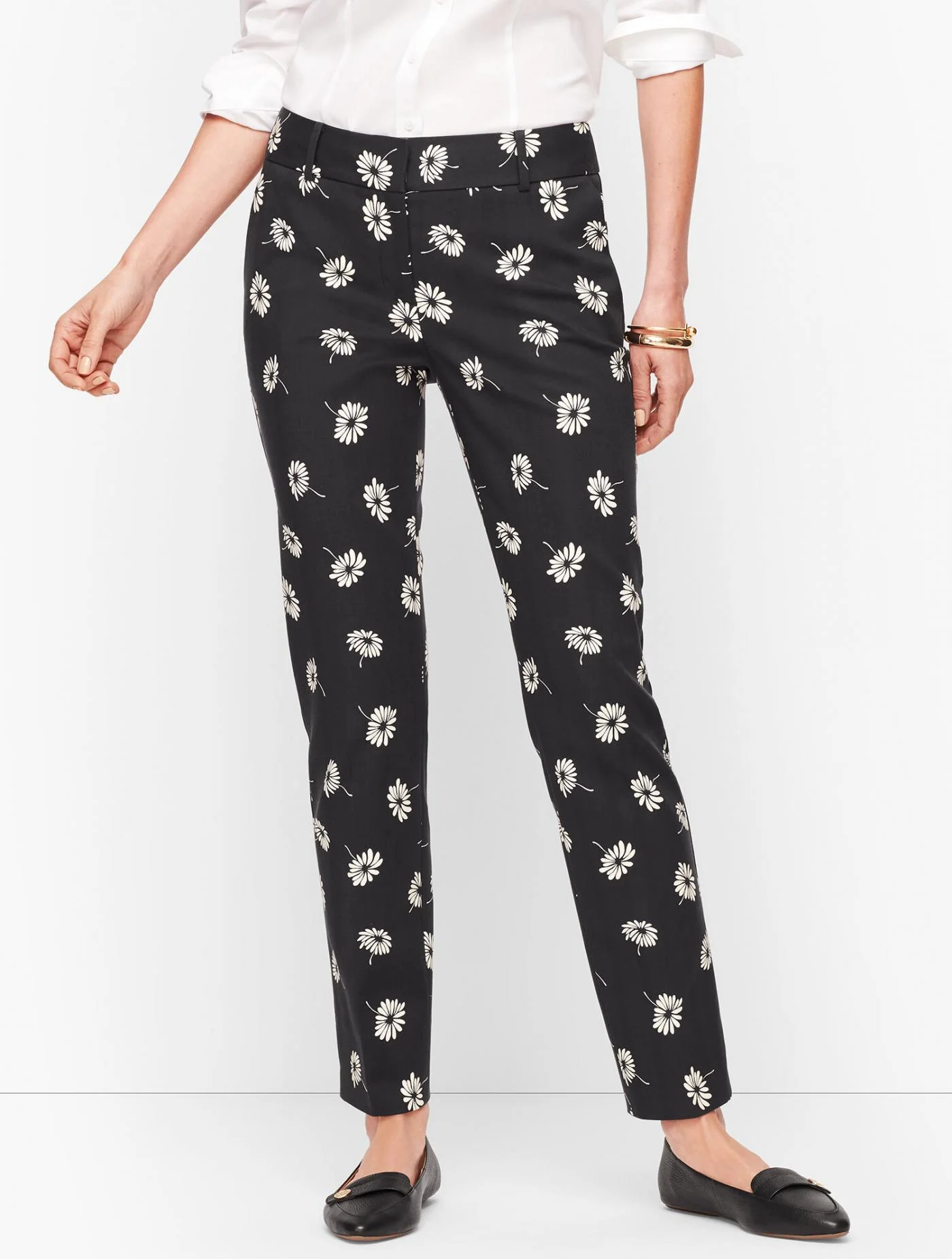 Pants | Talbots Hampshire Ankle Pants &#8211; Floral BLACK MULTI &#8211; Talbots Womens