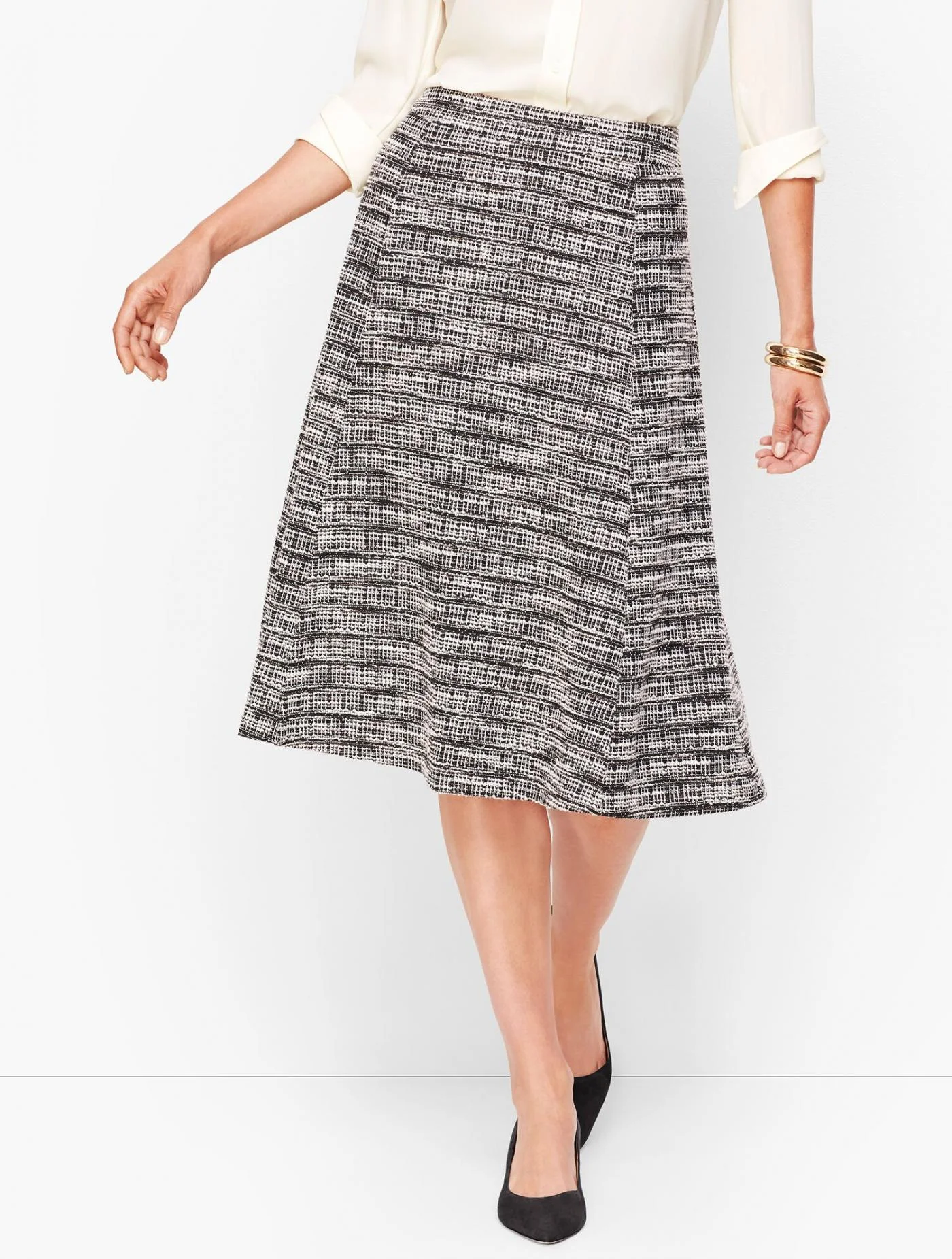 Skirts | Knit Tweed Skirt HARVEST WHEAT MULTI &#8211; Talbots Womens