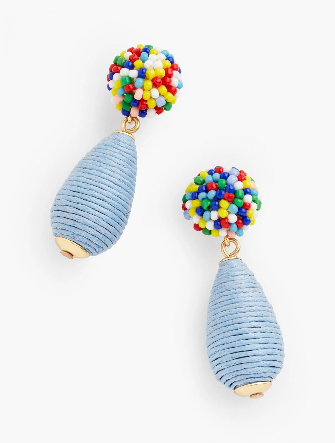 Jewelry | Thread Wrapped Drop Earrings LAGUNA BLUE MULTI &#8211; Talbots Womens