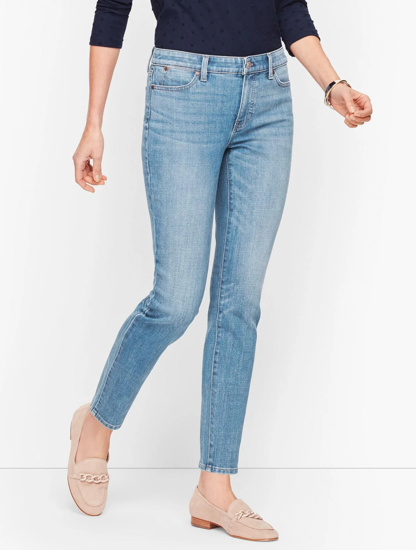 Jeans | Slim Ankle Jeans &#8211; Wythe Wash WYTHE WASH &#8211; Talbots Womens