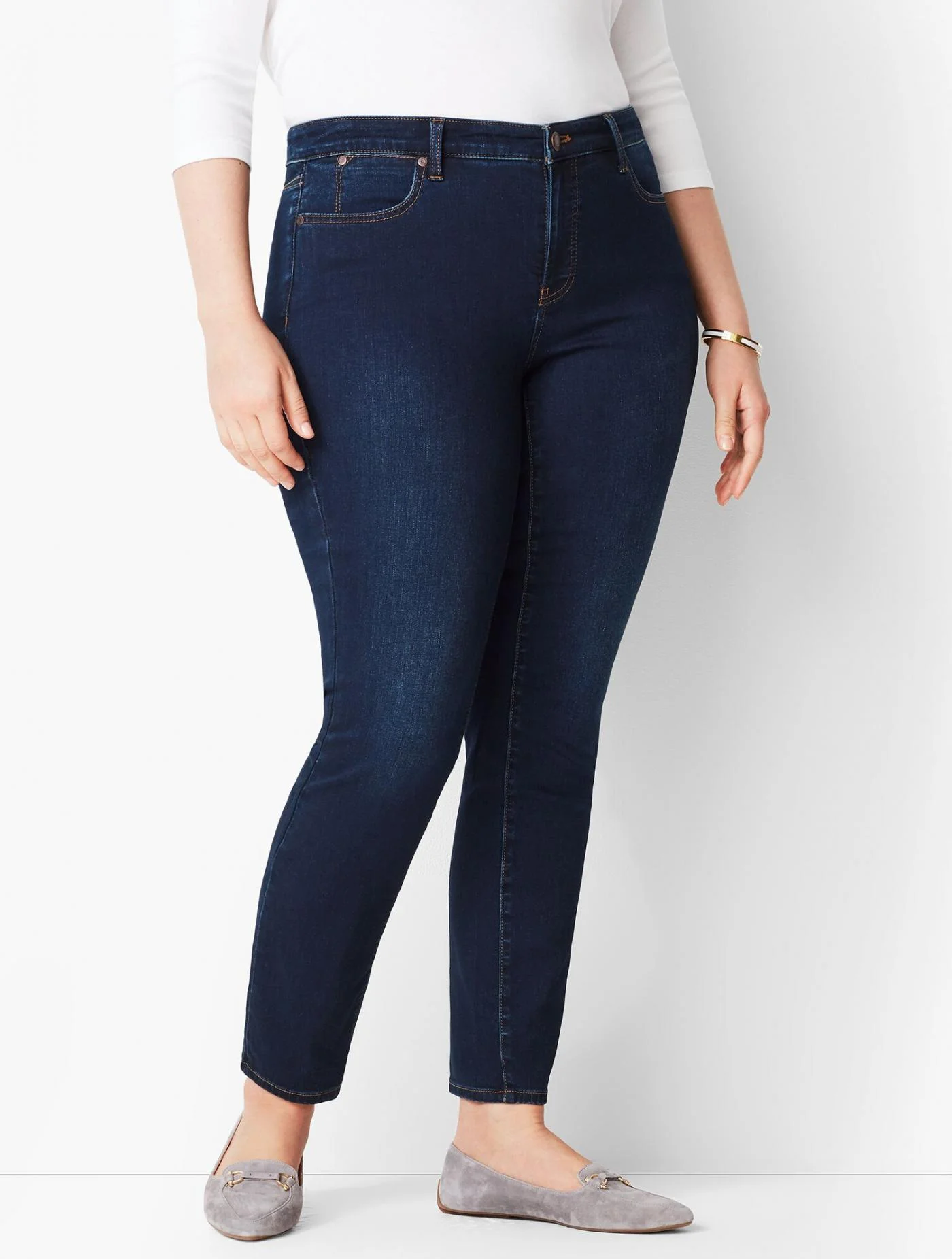 Jeans | Plus Size Slim Ankle Jeans &#8211; Indy Wash INDY WASH &#8211; Talbots Womens