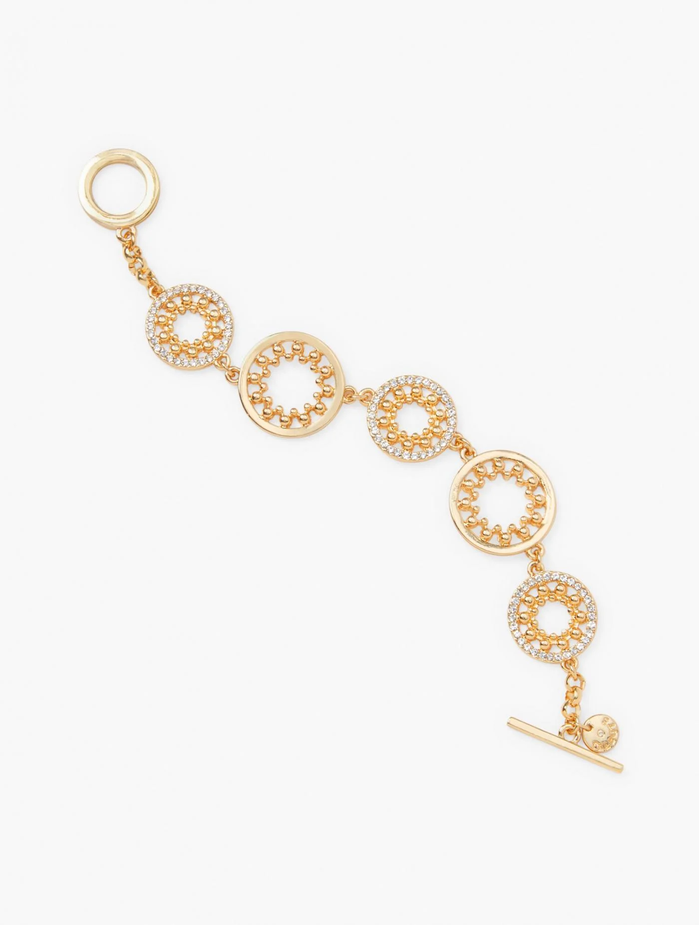 Jewelry | Crystal Rings Bracelet CRYSTAL/GOLD &#8211; Talbots Womens