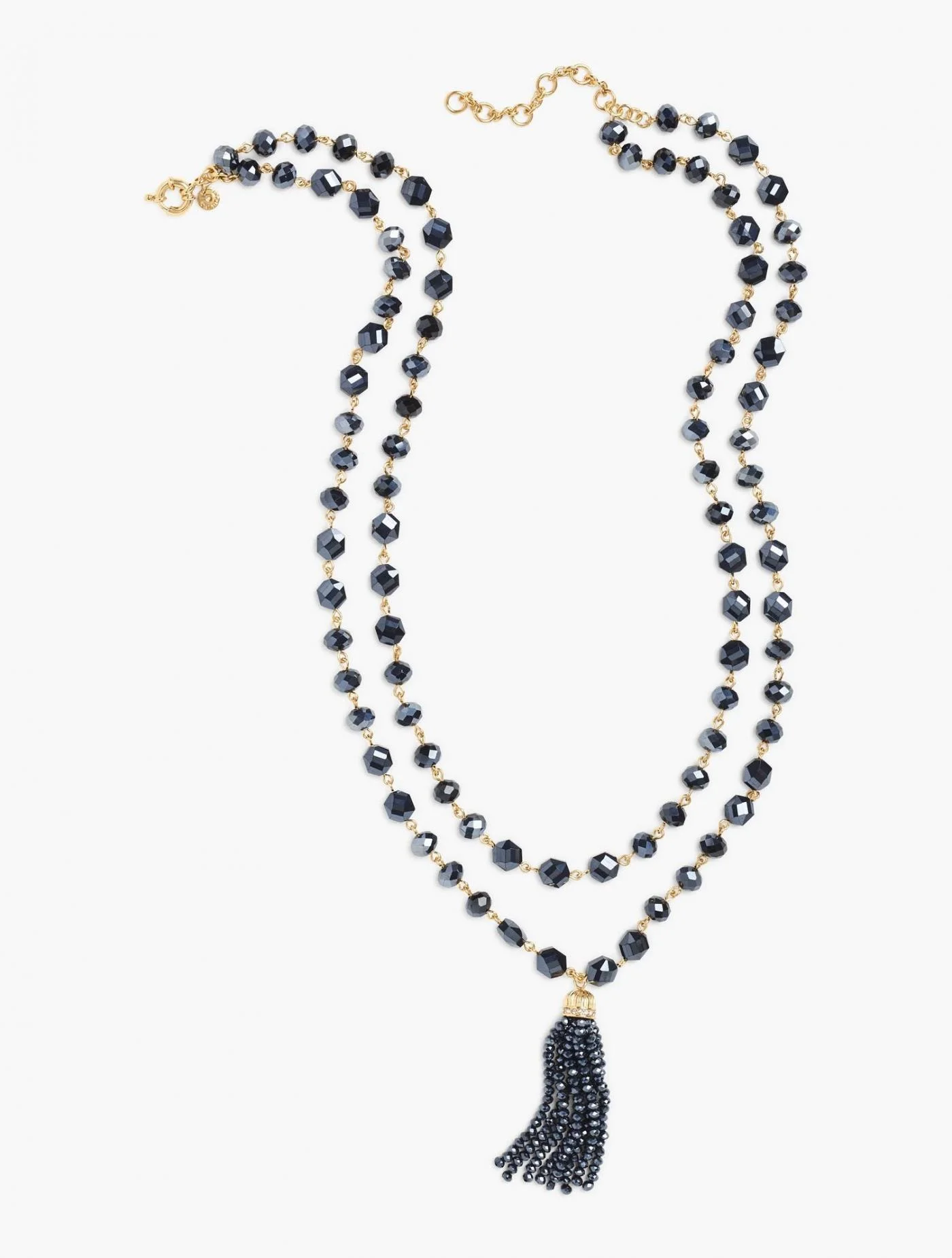 Jewelry | Twist Faceted Beads Necklace INDIGO MULTI &#8211; Talbots Womens