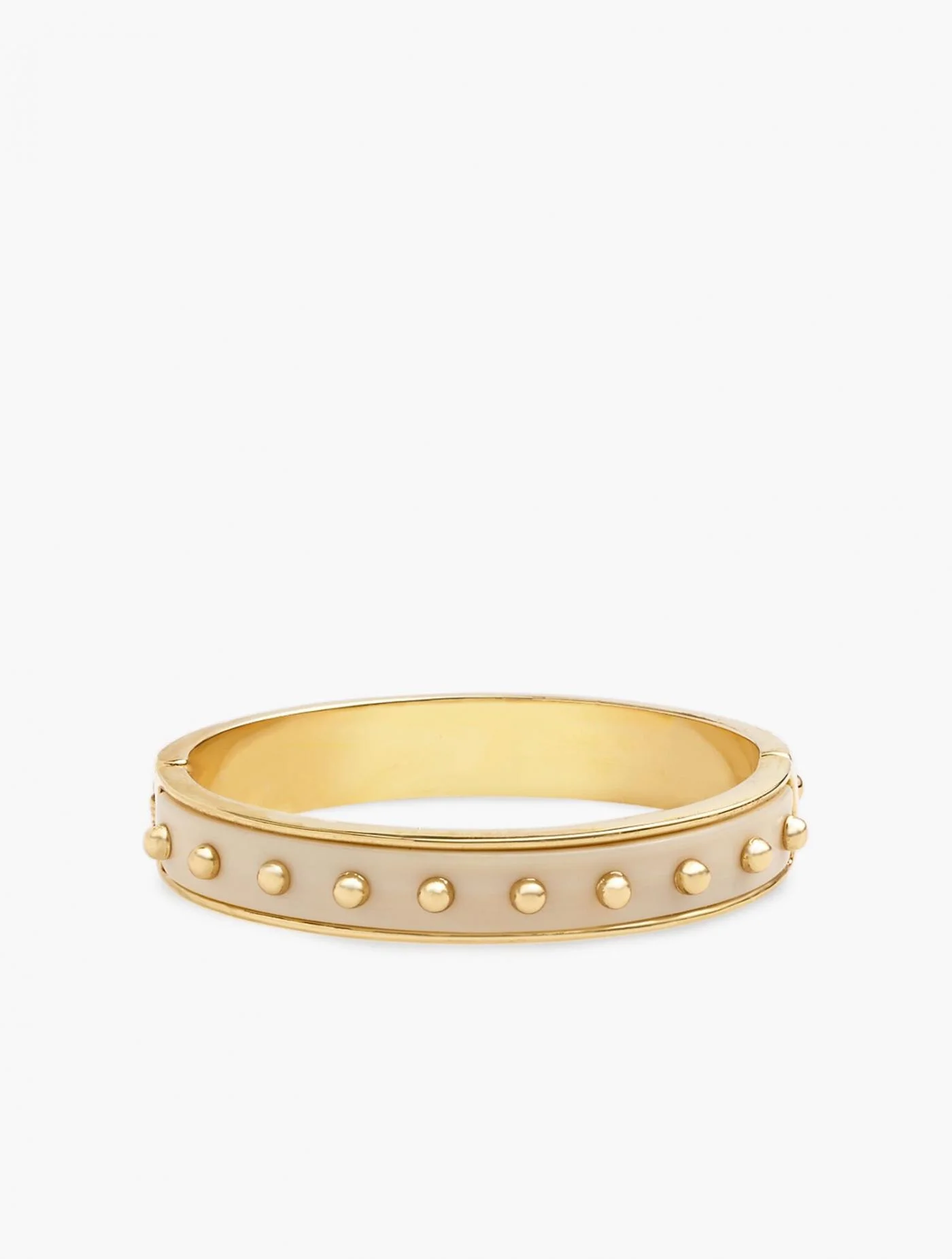 Jewelry | Gold Studded Bangle IVORY/GOLD &#8211; Talbots Womens