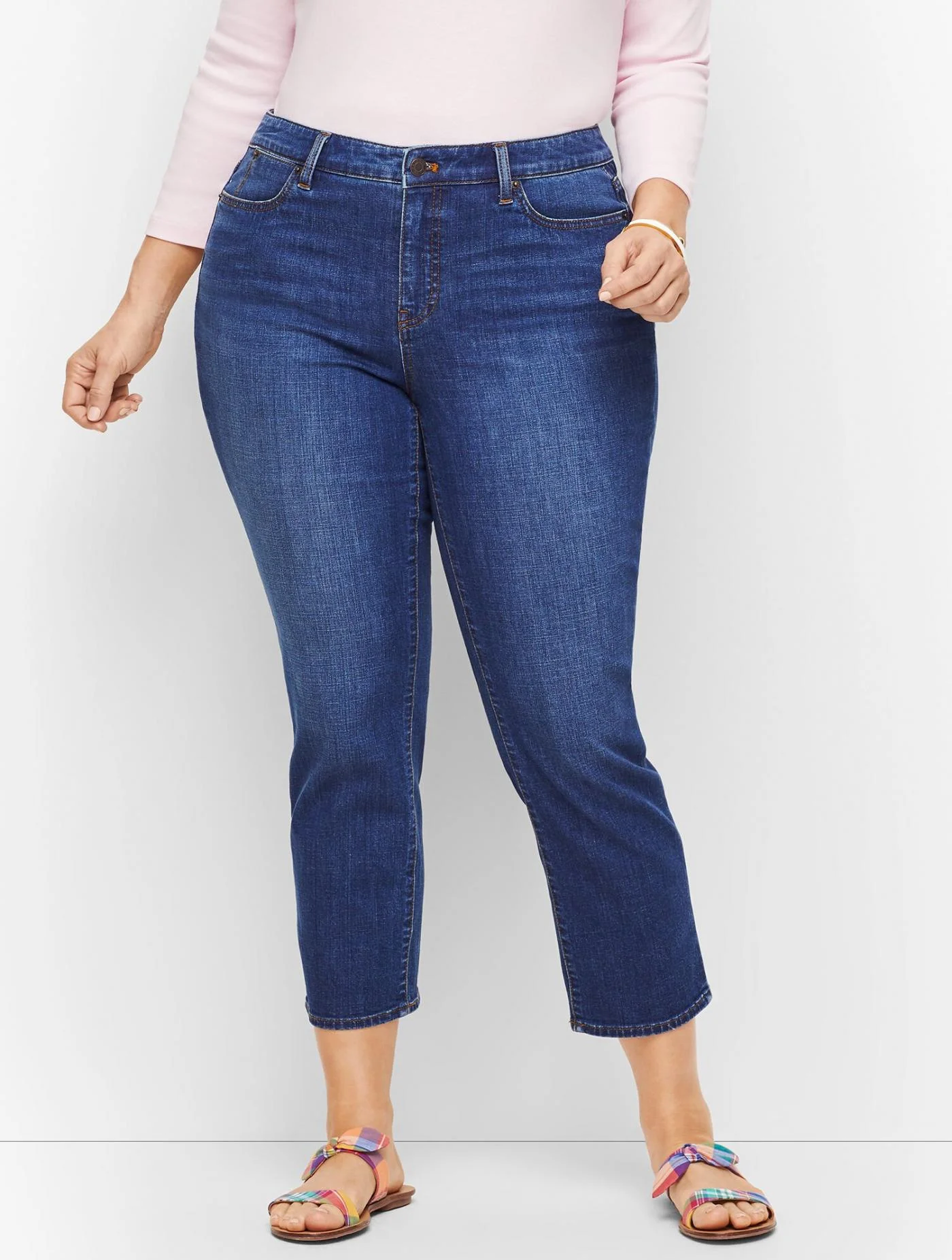 Jeans | Straight Leg Crop Jeans &#8211; Varick Wash VARICK WASH &#8211; Talbots Womens