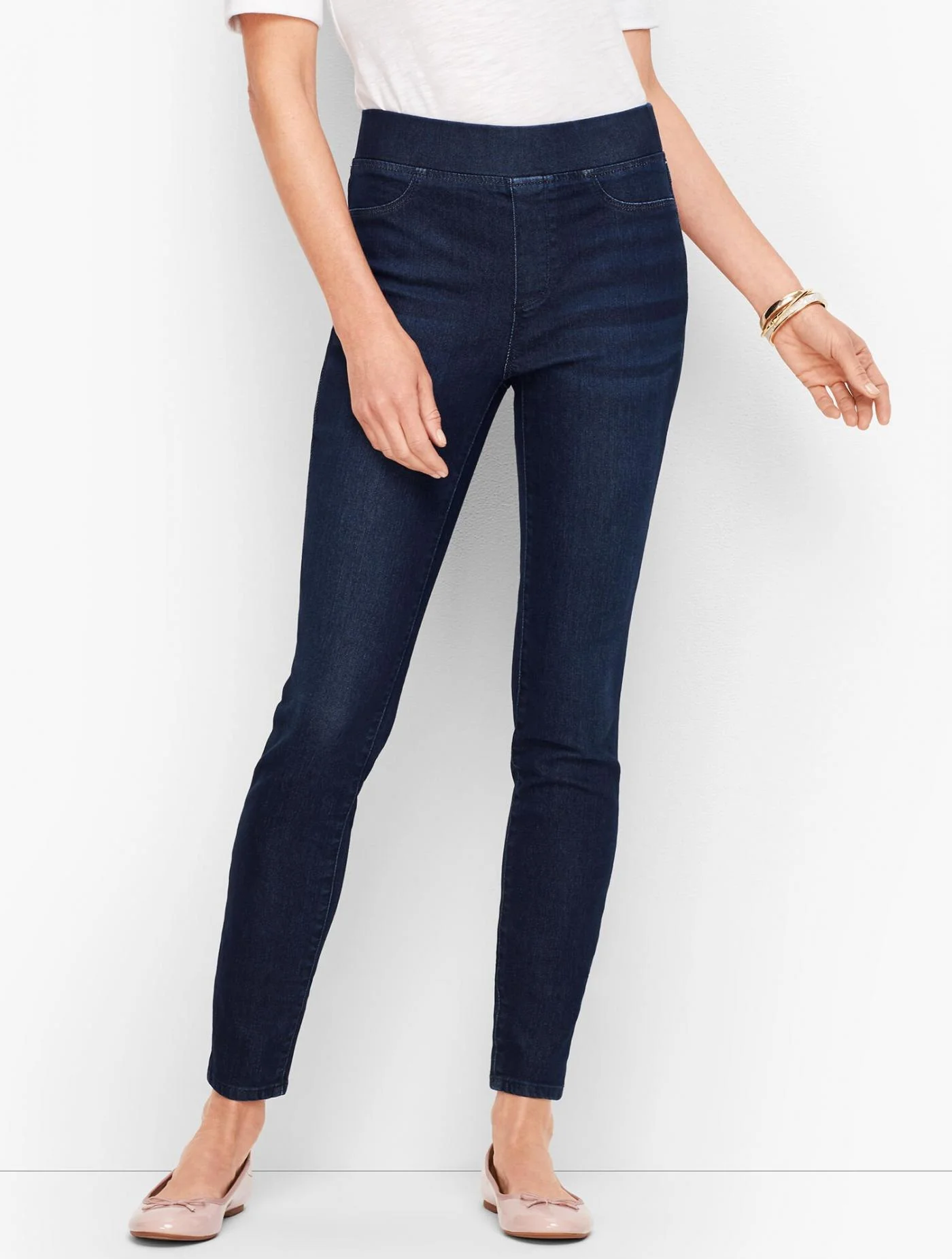 Jeans | Sculpt Pull-On Denim Jeggings &#8211; Empire Wash EMPIRE BLUE WASH &#8211; Talbots Womens