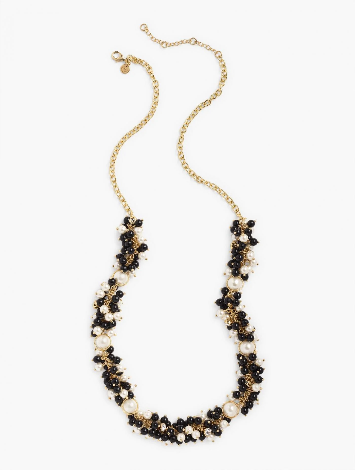 Jewelry | Pearls &amp; Faceted Beads Long Necklace BLACK MULTI &#8211; Talbots Womens