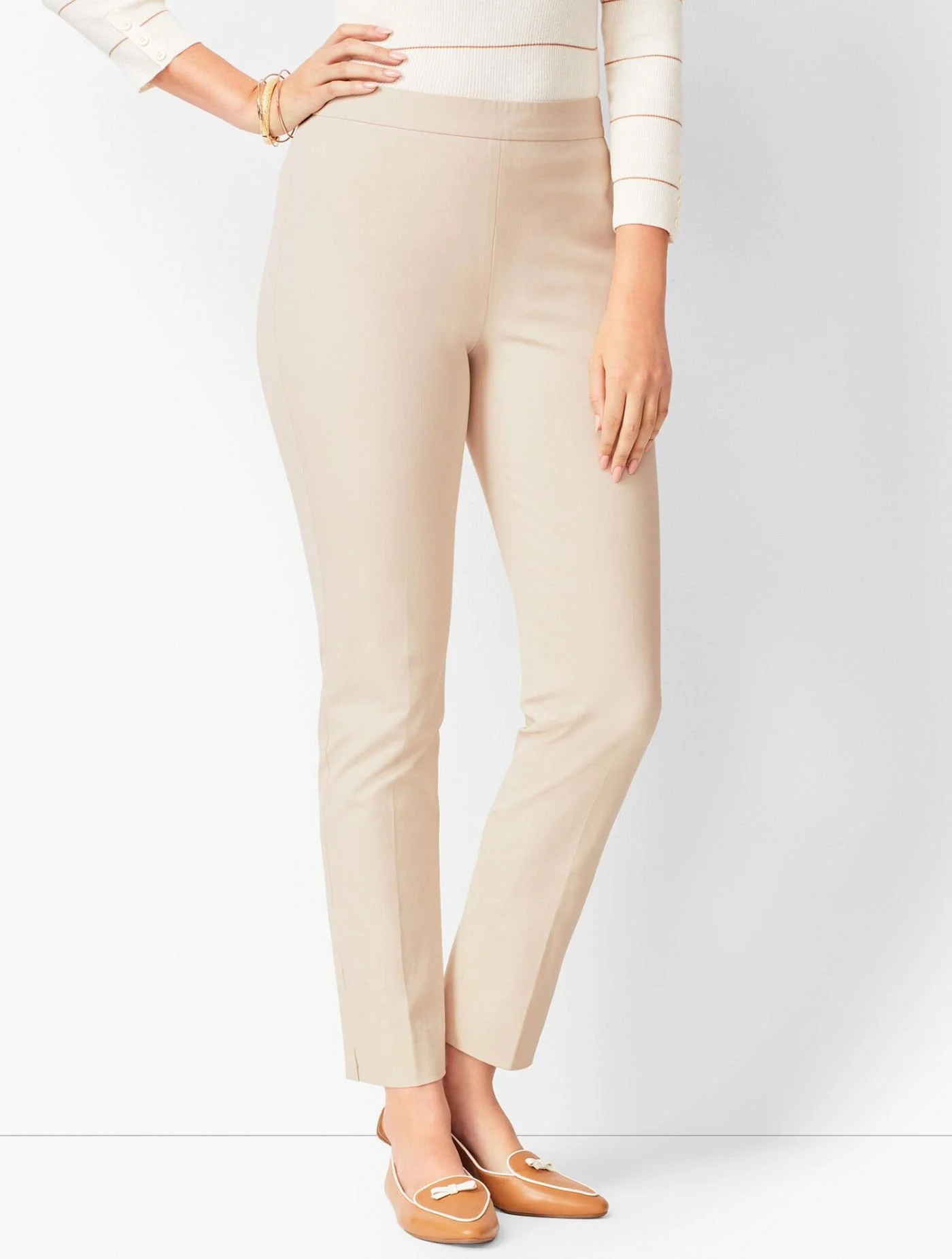 Pants | Talbots Chatham Ankle Pants &#8211; Curvy Fit &#8211; Solid JUTE &#8211; Talbots Womens