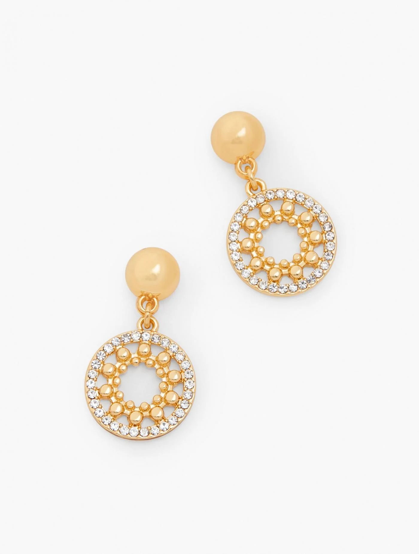 Jewelry | Crystal Rings Earrings CRYSTAL/GOLD &#8211; Talbots Womens